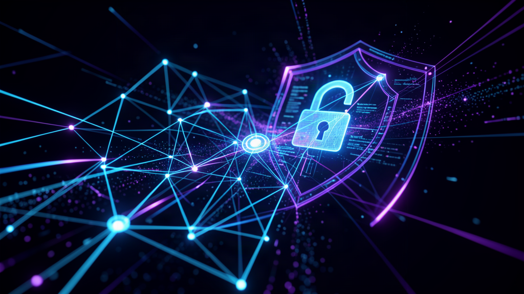 Abstract digital security visualization